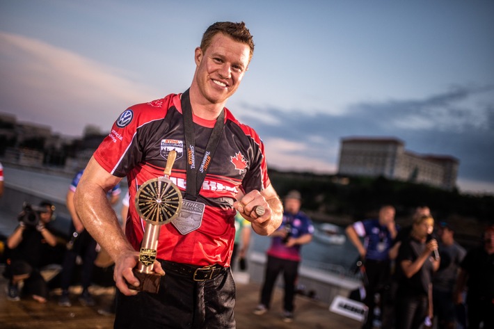 Stihl TIMBERSPORTS® Champions Trophy 2018 in Marseille / Stirling Hart from Canada wins the toughest logger sports competition