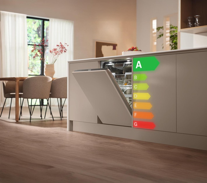 Neue Geschirrspüler setzen Maßstäbe in puncto Energieeffizienz: Jetzt mit der höchsten Klasse A