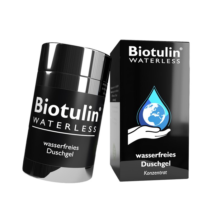 Biotulin entwickelt &quot;Green-Cosmetic&quot; / Waterless Duschgel - Es geht auch ohne Wasser - Für eine bessere Umwelt