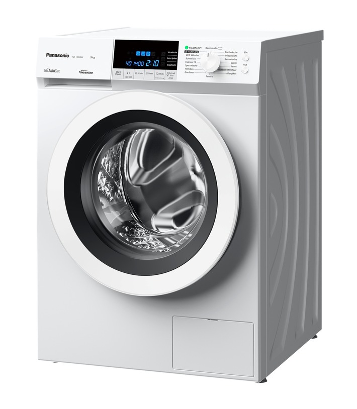 Panasonic auf der IFA 2016: Neue AutoCare Waschmaschinen sparen Geld und Zeit