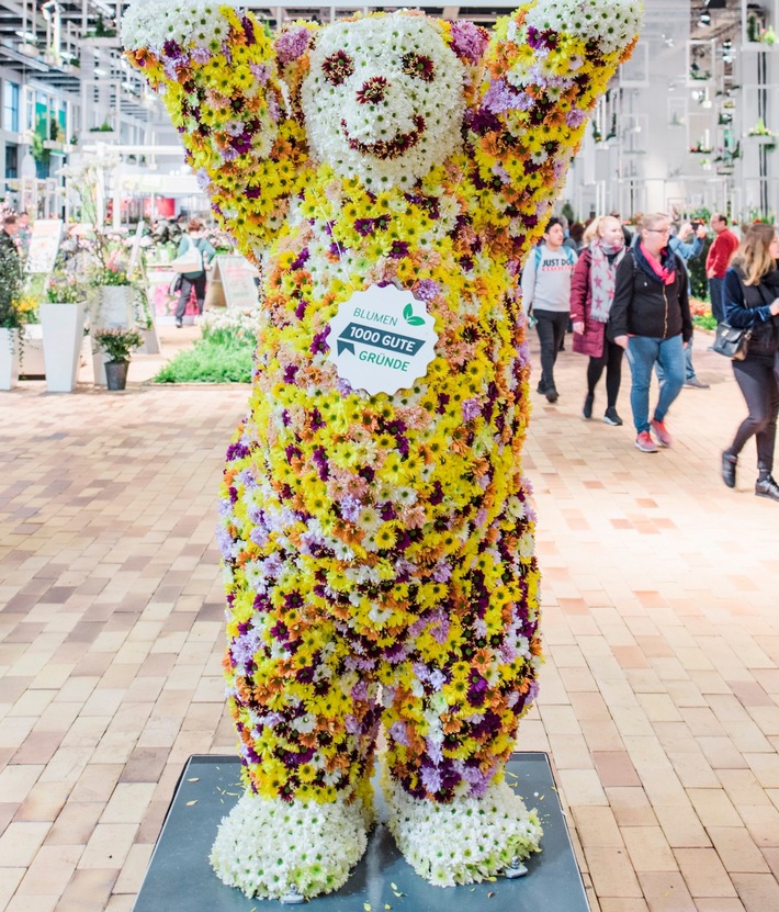 Blooming City: Urbane Szenerien erblühen im Januar / Landgard und "Blumen - 1000 gute Gründe" bringen florale und kreative Vielfalt in die Blumenhalle der Internationalen Grünen Woche Berlin 2019