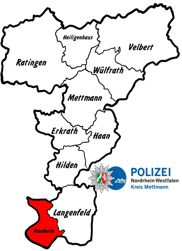 POL-ME: Verkehrsunfall mit verletzter Radfahrerin - Monheim - 2003127