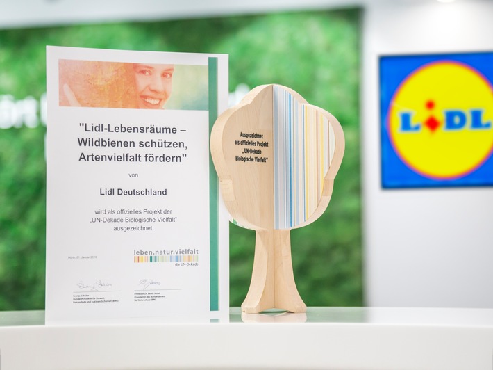 Vereinte Nationen zeichnen &quot;Lidl-Lebensräume&quot; aus (FOTO)