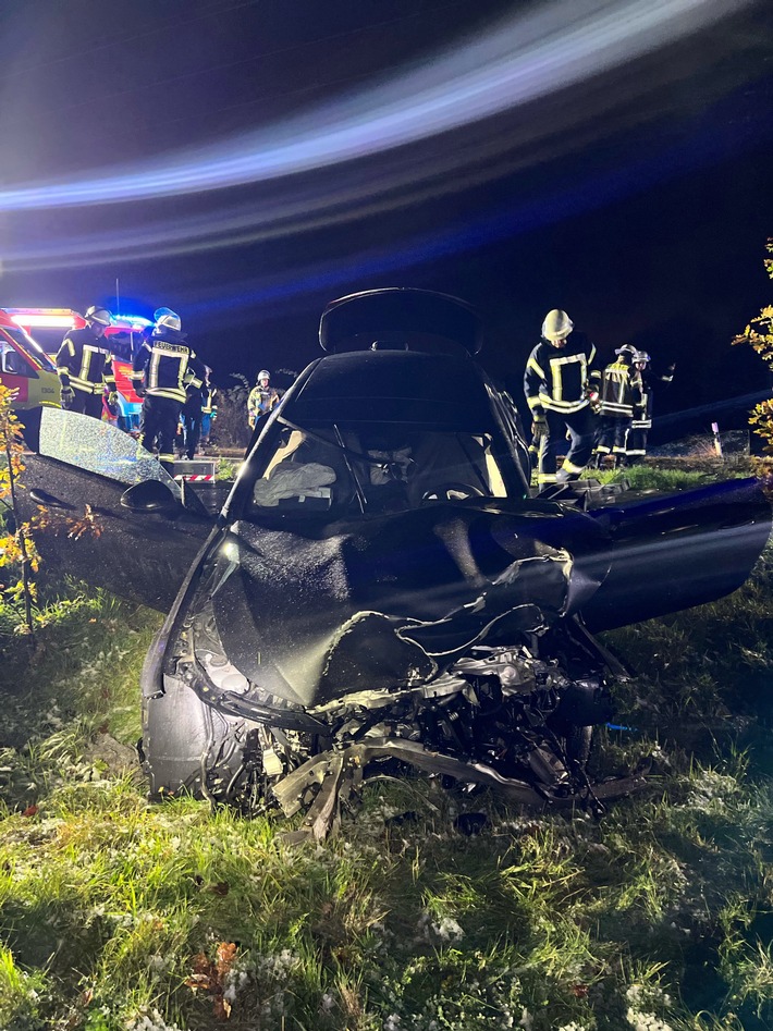 POL-AC: Alleinunfall im Nordkreis - zwei Menschen werden verletzt