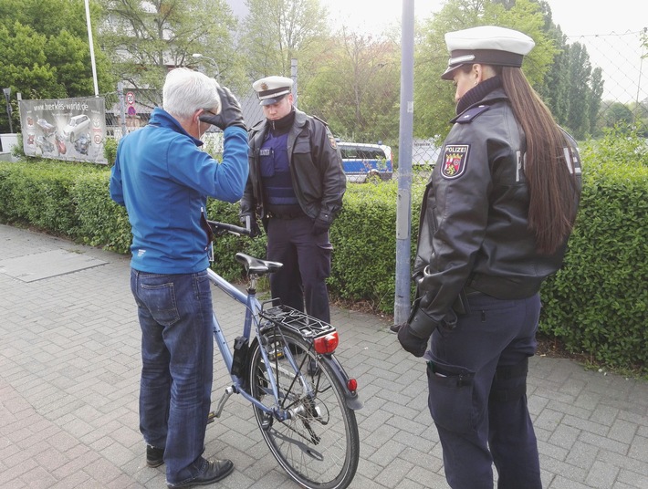 POL-PPRP: Fahrradkontrollwoche - Ergebnis von Mittwoch