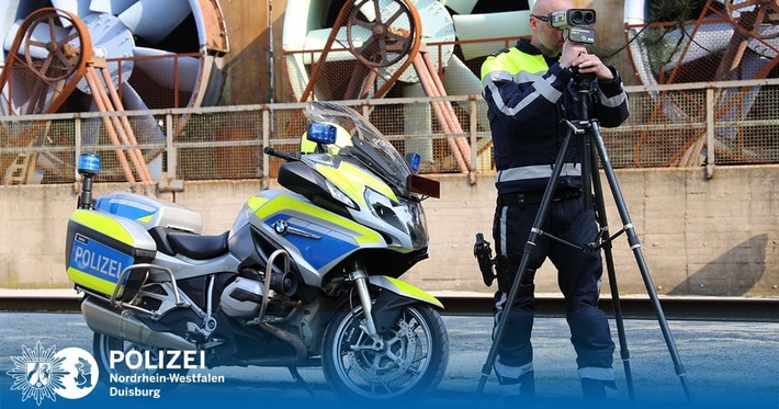 POL-DU: Rheinhausen: Motorradstaffel der Polizei sorgt für Verkehrssicherheit