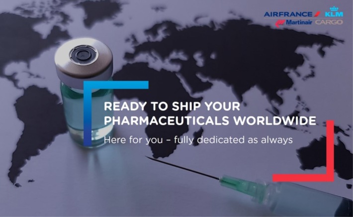 Communiqué de presse: Air France KLM Martinair Cargo est prêt à distribuer les vaccins contre le Covid-19
