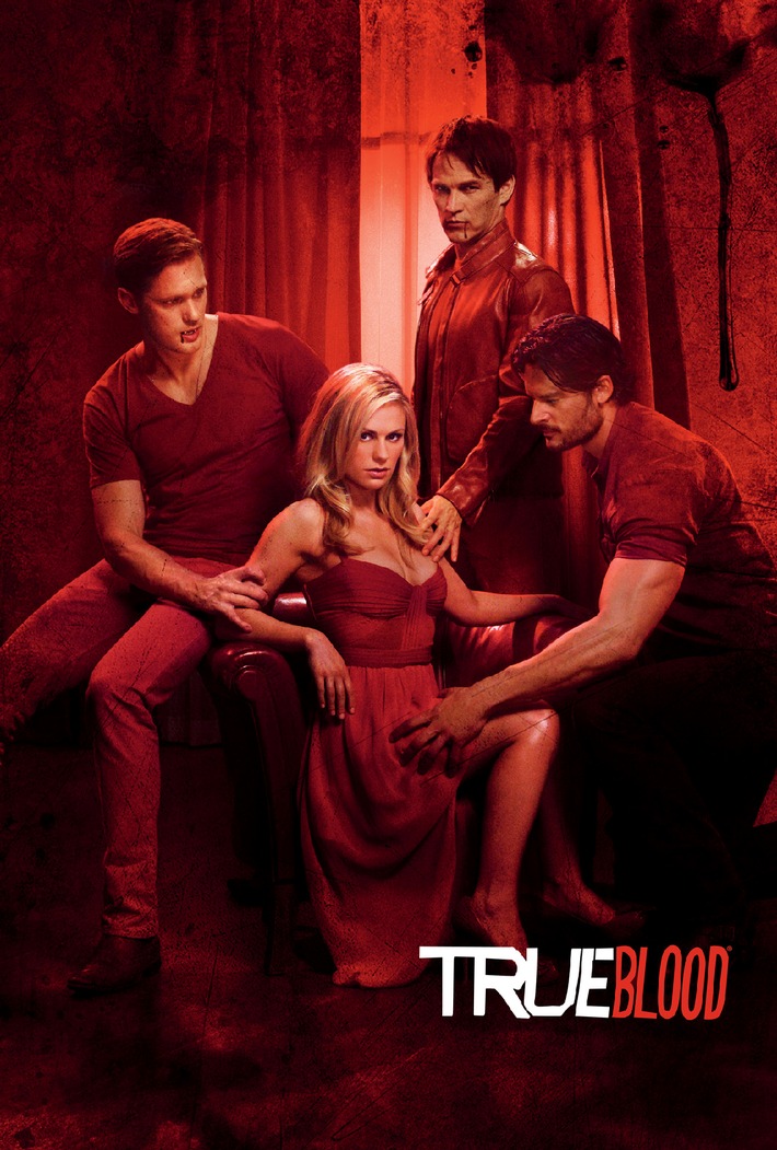 Gut bis(s) zum letzten Tropfen! / Syfy zeigt die vierte Staffel von &quot;True Blood&quot; als deutsche TV-Premiere / Ab 9. Februar immer donnerstags um 20.15 Uhr in Doppelfolge und mit Originalton-Option (mit Bild)