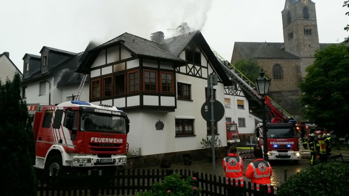 POL-PDMY: Wohnhausbrand in Ortslage Ulmen
