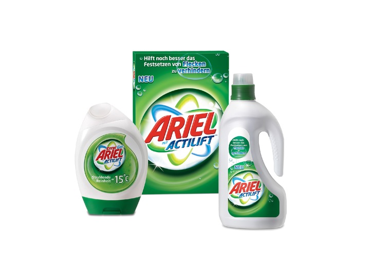 Ariel mit Actilift(TM) - die Revolution auf dem Waschmittelmarkt (mit Bild)