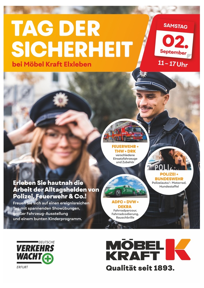 LPI-EF: Erfurter Polizei beim Tag der Sicherheit am 02.09.2023 in Elxleben