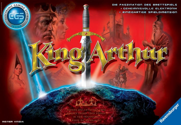 Die Neuheit der Nürnberger Spielwarenmesse / Ravensburger bringt King
Arthur - das weltweit erste Gesellschaftsspiel mit elektronischer
Intelligenz