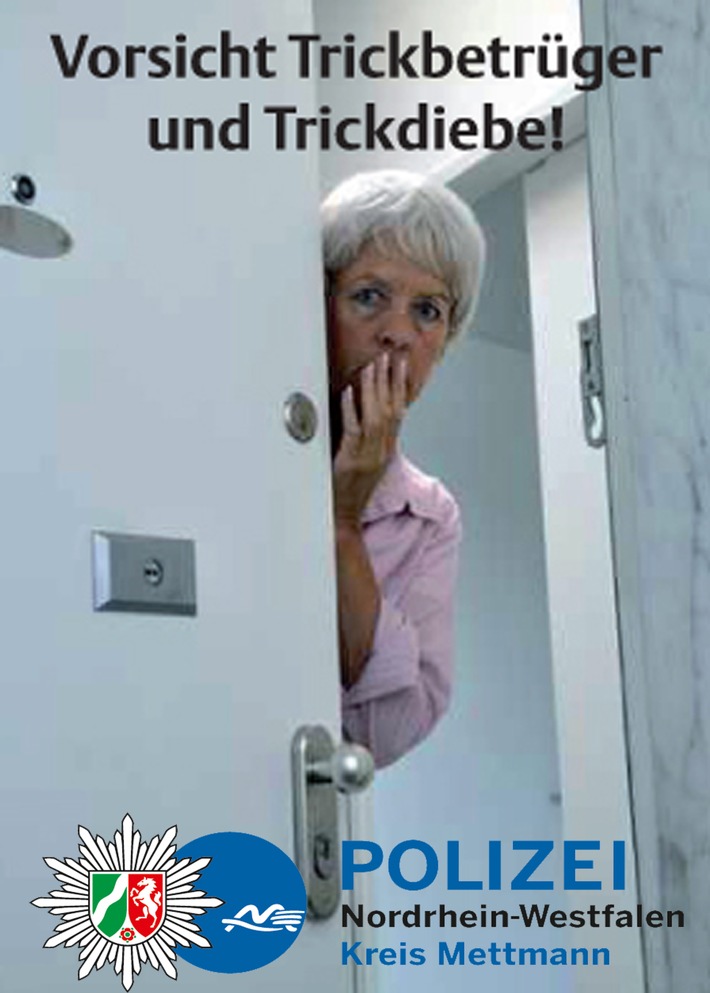 POL-ME: Seniorinnen in Velbert und Hilden durch falsche Wasserwerker betrogen - Velbert / Hilden - 2308053