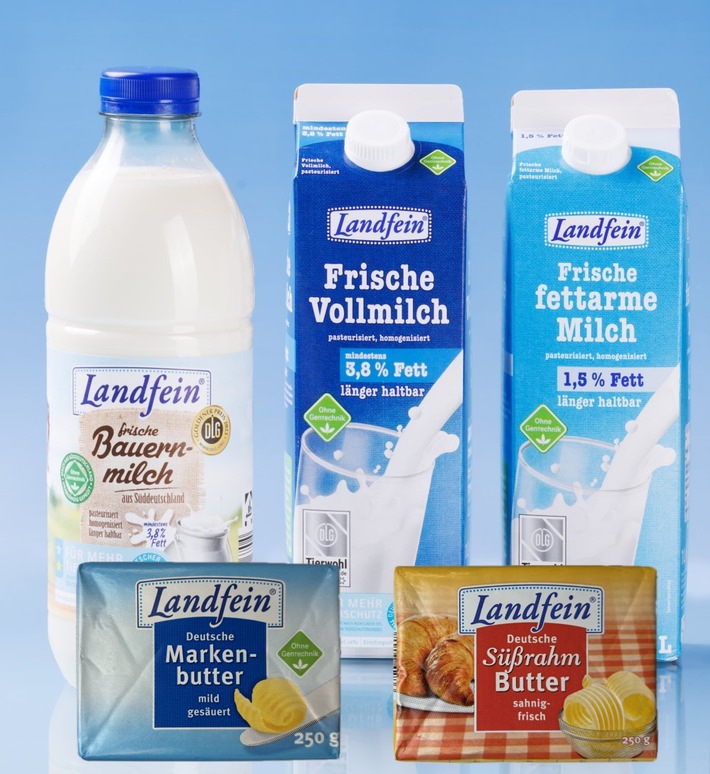 Vollmilch, Fettarme Milch, Butter, Kondensmilch sowie viele weitere Molkereiprodukte der Eigenmarken Landfein und Meandros ab Montag, den 17.11.2025 bei NORMA erneut deutlich im Preis reduziert!