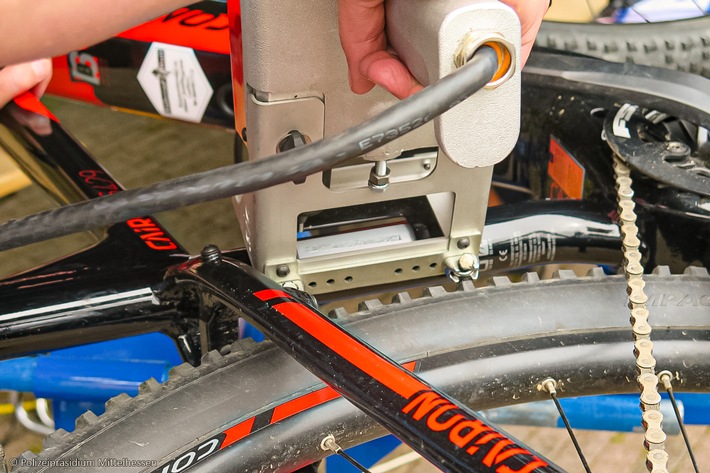 Mittelhessen: Marburg-Biedenkopf: Fahrradcodierung der Polizeistation Marburg - telefonische Anmeldung erforderlich