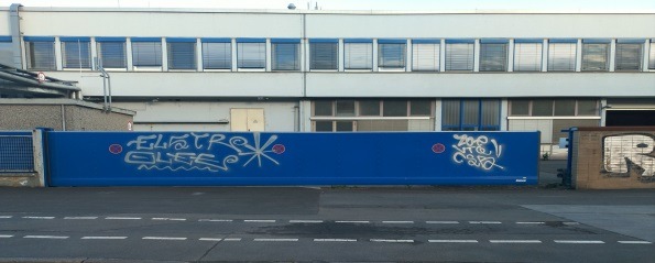 POL-PPMZ: Graffiti an Firmengelände
