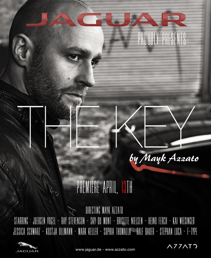 Art-House-Kunstfilm "THE KEY" by Mayk Azzato vereint internationale Stars und automobile Ästhetik (BILD)