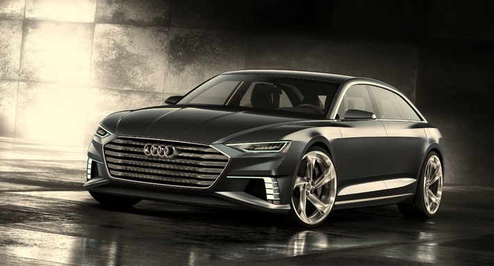 Sportlich-elegant, vielseitig und vernetzt - das Showcar Audi prologue Avant