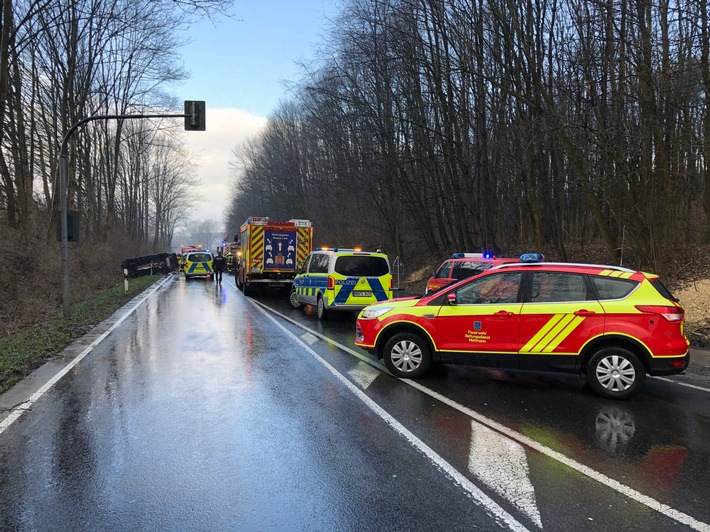 FW Mettmann: Verkehrsunfall auf der Meiersberger Str.