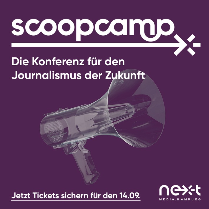 scoopcamp 2023: Das Programm steht fest / Konferenz für den Journalismus der Zukunft