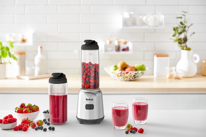 Fit unterwegs mit dem Mix&Move Standmixer von Tefal