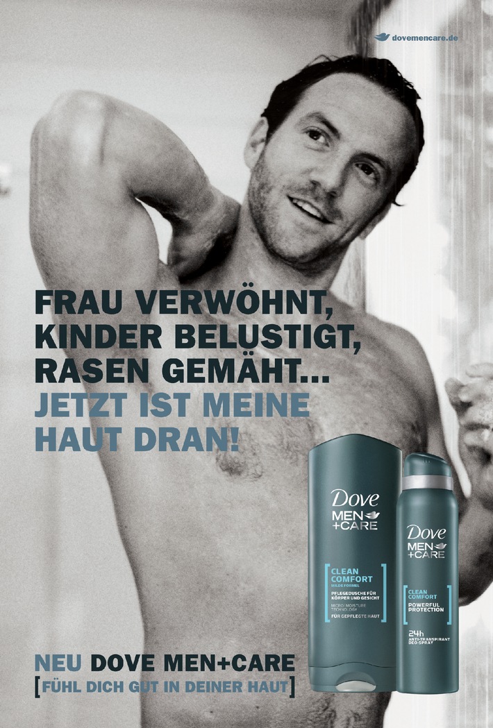 Dove MEN+CARE startet Kampagne für authentische Männer: Fühl Dich gut in Deiner Haut! (mit Bild)