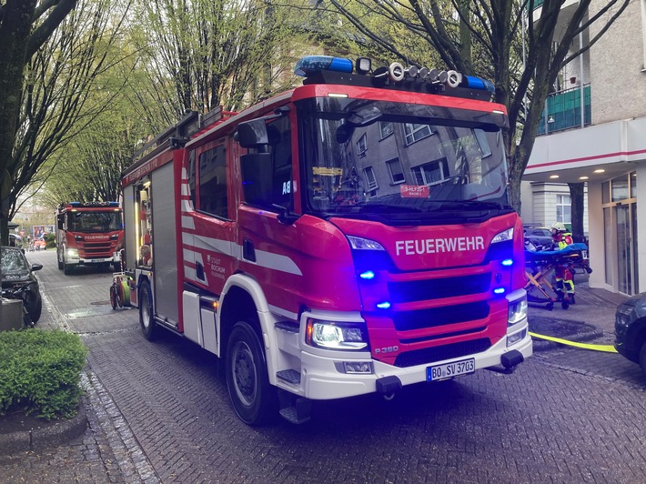 FW-BO: Frau bei Wohnungsbrand in Bochum-Langendreer schwer verletzt