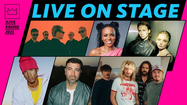 1LIVE Krone: Diese Live-Acts sind dabei