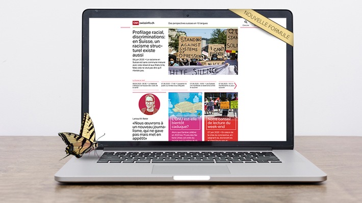 Un nouveau départ pour SWI swissinfo.ch: "Un journalisme qui ne gave pas, mais qui met en appétit"