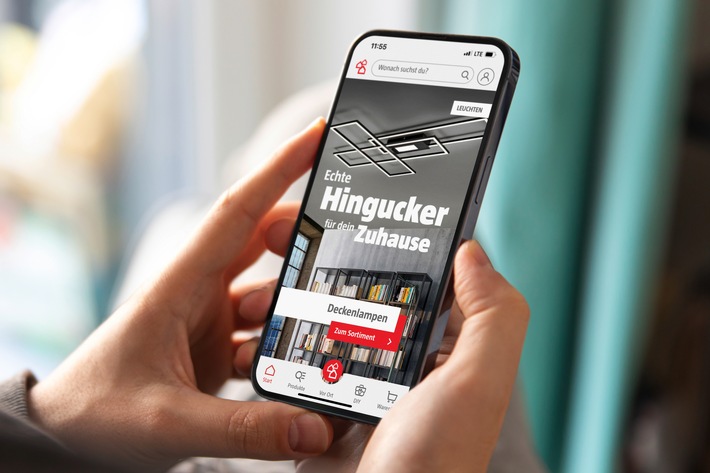 BAUHAUS vereint mit der neuen App das Beste aus Online-Shopping und stationärem Handel