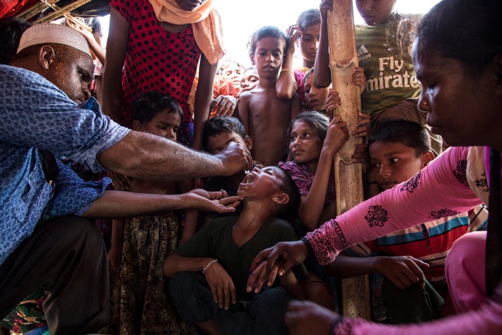 Impfkampagne gegen Cholera für Rohingya-Fluchtlinge gestartet
