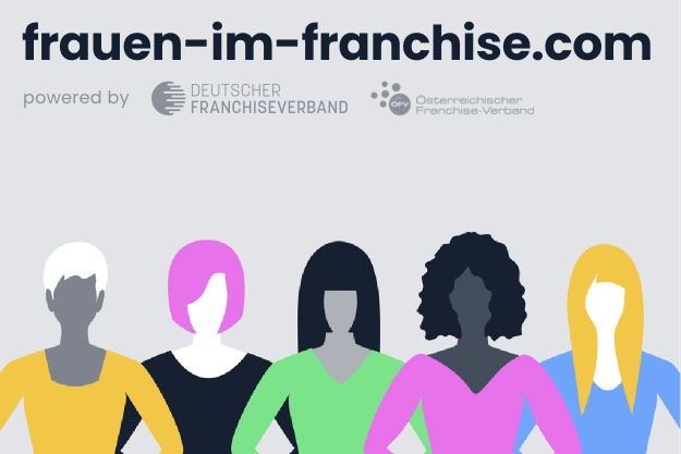 Frauen im Franchise gehen mit eigener Website online