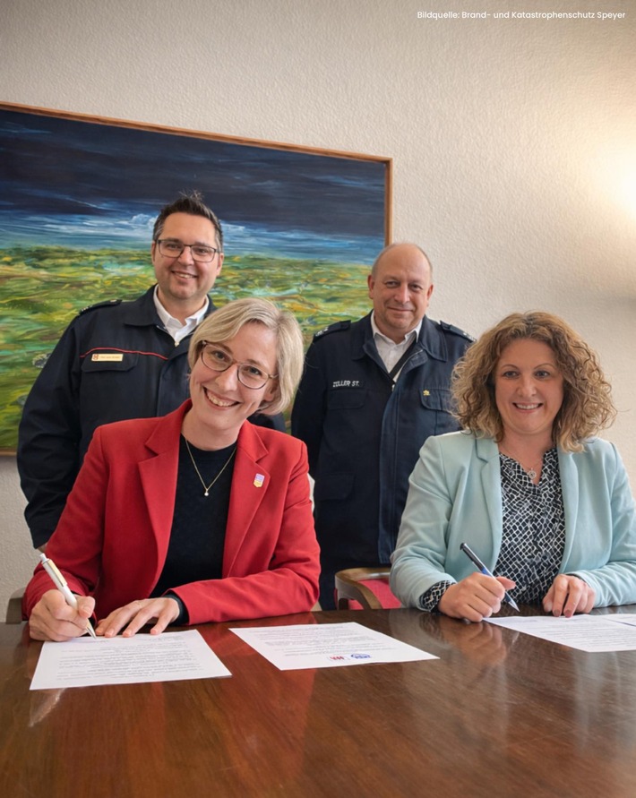 FW Speyer: Vereinbarung zur Nutzung der Feuerwehreinsatzzentralen im Redundanzfall zwischen der Verbandsgemeinde Römerberg-Dudenhofen und der Stadt Speyer