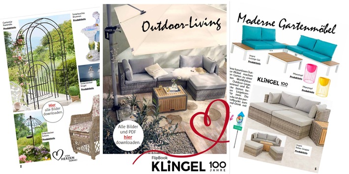 Stilvolle Outdoor-Möbel von KLiNGEL Living