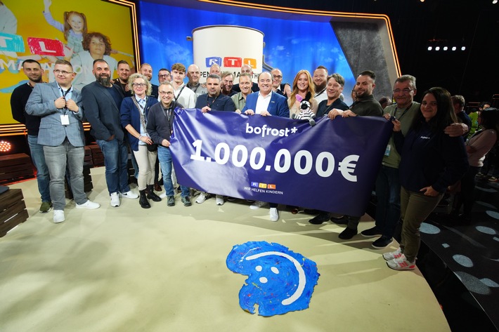 bofrost* setzt starkes Spendenengagement beim RTL-Spendenmarathon 2024 fort / Millionenspende an "Stiftung RTL - Wir helfen Kindern e. V." unterstützt Inklusions-Projekt