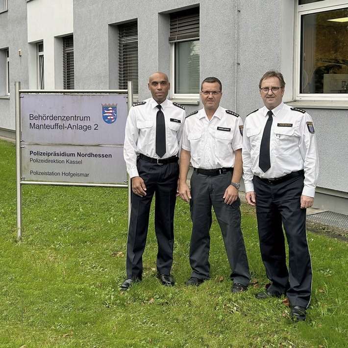 POL-KS: Polizeistation Hofgeismar unter neuer Leitung: EPHK Daniel Asare und PHK Michael Deiselmann in ihre Ämter eingeführt