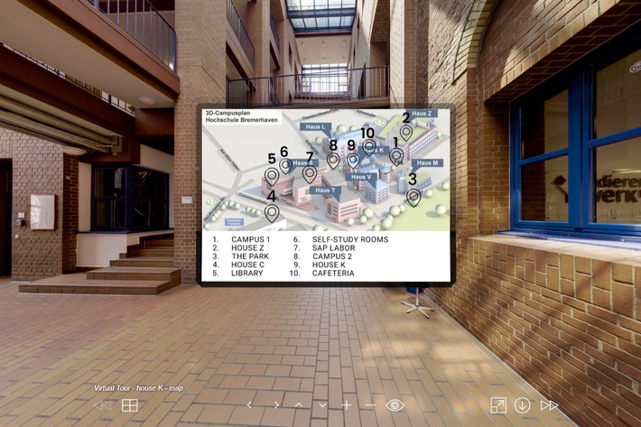 Per Mausklick auf Campustour: BWL-Studierende machen ihre Hochschule virtuell erlebbar