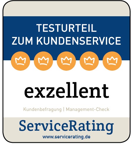 Erneut herausragendes Testurteil der ServiceRating GmbH: Kundenservice der Deutschen Vermögensberatung bleibt &quot;exzellent&quot;