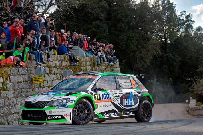 Rallye Frankreich/Tour de Corse: Private SKODA Teams feiern Doppelsieg in der WRC 2-Kategorie (FOTO)