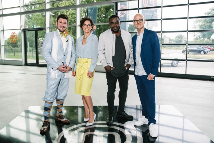 Drehstart für 2. Staffel &quot;MasterChef&quot;: Jury mit Nelson Müller, Ralf Zacherl, Sybille Schönberger und Justin Leone