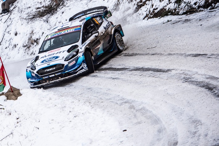 Schnee oder nicht - bei der WM-Rallye Schweden hat M-Sport Ford die Spitzenplätze im Visier (FOTO)