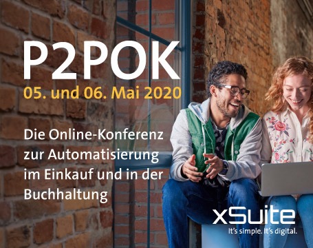 Virtuelle Veranstaltung &quot;P2POK&quot; der xSuite Group für Einkauf und Buchhaltung