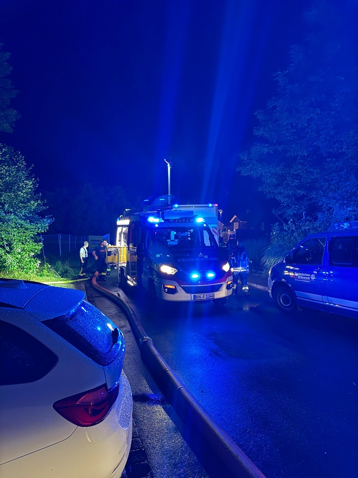 FW Stockach: Unwettereinsatz in Moos