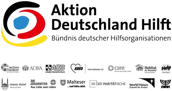 400 Mio. Euro Spenden in 15 Jahren / "Aktion Deutschland Hilft" feiert 15-jähriges Bestehen