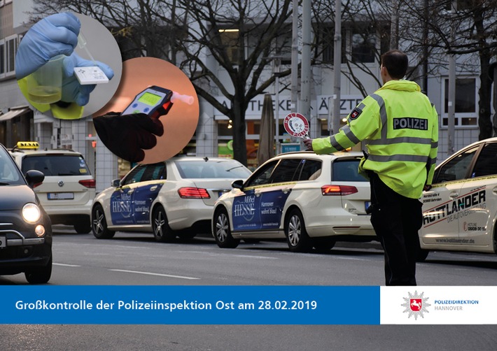 POL-H: Großkontrolle der Polizeiinspektion (PI) Ost