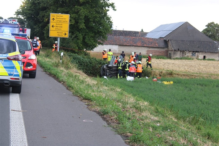 POL-DN: Ermittlungen gegen Unfallfahrer eingeleitet