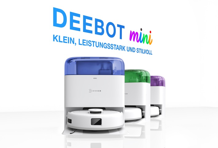 Style trifft Smartness: ECOVACS bringt mit dem neuen DEEBOT mini Design, Leistung und Leichtigkeit in den Alltag