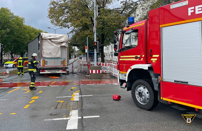 FW-M: Fahrer hat unglückliches Händchen (Berg am Laim)