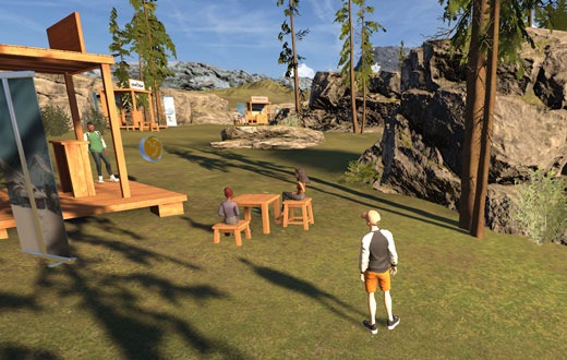 Erste virtuelle Ferienmesse von Graubünden: Ferien planen in der Welt der Avatare