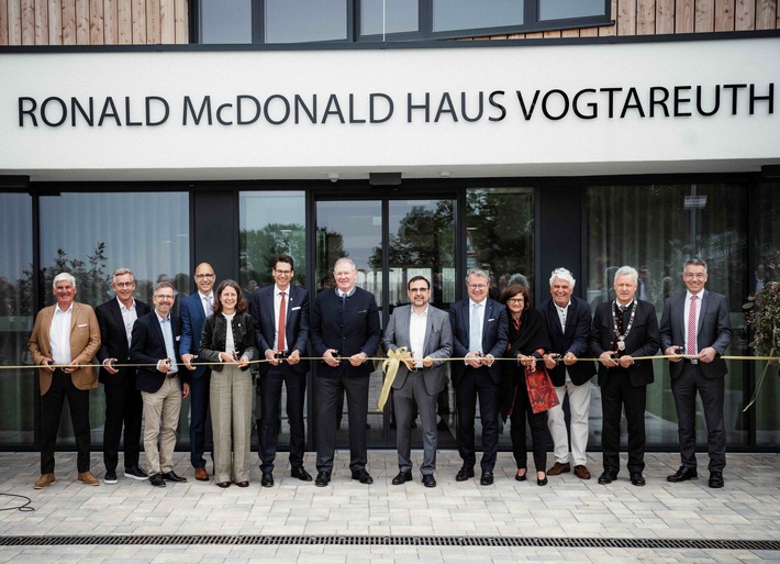 Ein Haus, das verbindet: Eröffnung Ronald McDonald Haus Vogtareuth